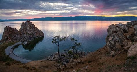 A Colorful Sunset On Lake Baikal Russia Photo By Oleg Kosenkov