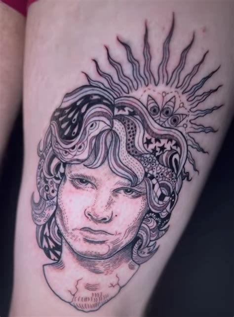 Thought Id Show Off My Tattoo Of The Lizard King Rthedoors