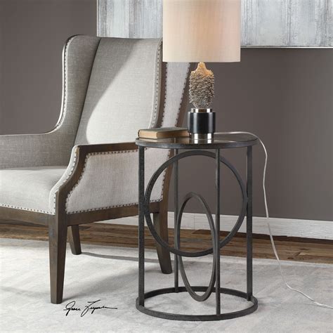 Uttermost Accent Furniture Occasional Tables Lucien Iron Accent Table