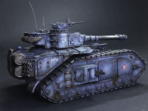 My Take On The Macharius Heavy Tank Rescued Kit I Tried To Fix As Best