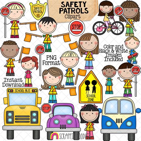 Safety Patrols Clipart School Patrol Crossing Guard Traffic Control