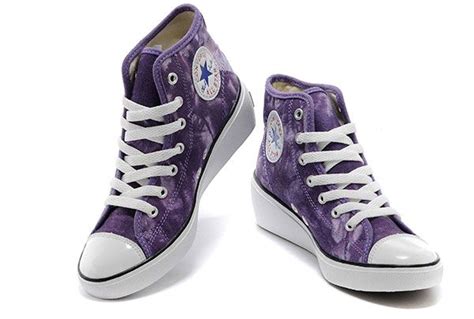 Purple Converse Women Platform Hi Ness Chuck Taylor Tie Dye All Star