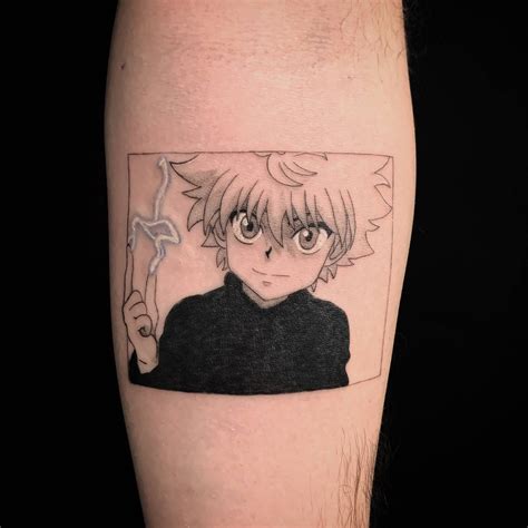 I Do Anime Tattoos Heres A Killua Tattoo I Did Today Hope You Guys