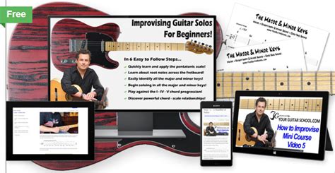 Free Improvising Guitar Solos Course Your Guitar School