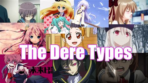 All Dere Types In Anime And Manga
