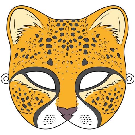 Free Printable Papercraft Templates With Regard To Cheetah Mask