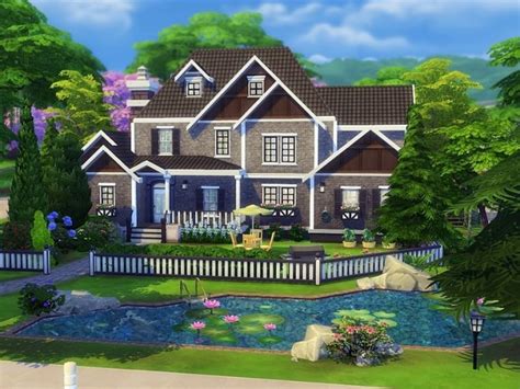 Exclusive Suburban House By Mychqqq At Tsr Sims 4 Updates