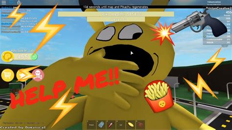 😖 Roblox Adventures A Very Hungry Pikachu Gets Destroyed Get In My
