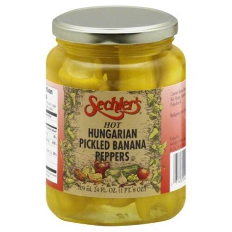 Sechlers® Hot Hungarian Pickled Banana Peppers 24 Oz Ralphs