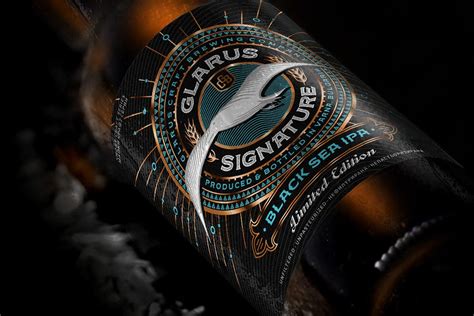 Glarus Signature - Latest Craft Beer Bottle Label Design