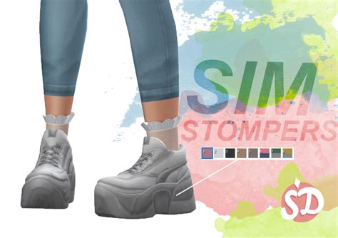 Sims 4 Maxis Match Stompers Shoes The Sims Book
