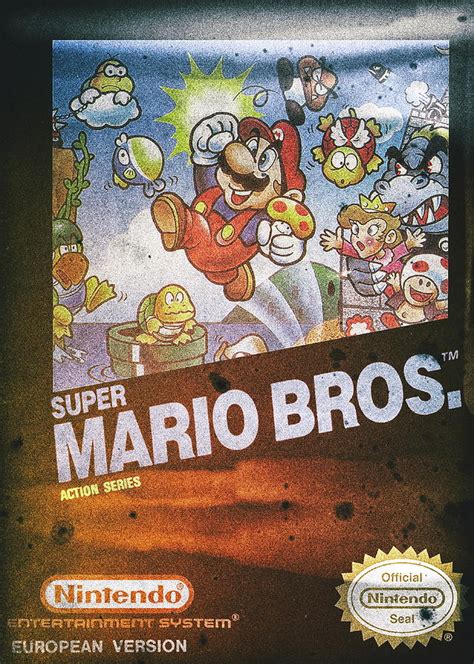 Super Mario Bros Nintendo Nes Digital Art By Benjamin Dupont Pixels