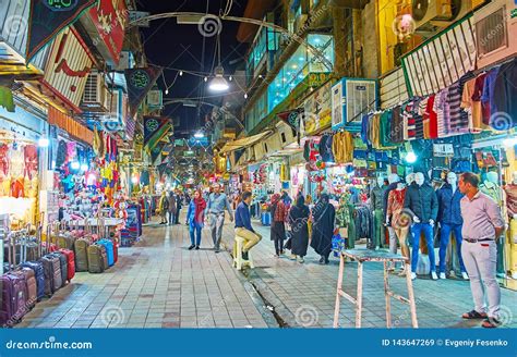 The Garment Department Of Lalehzar Market Tehran Iran Editorial Stock