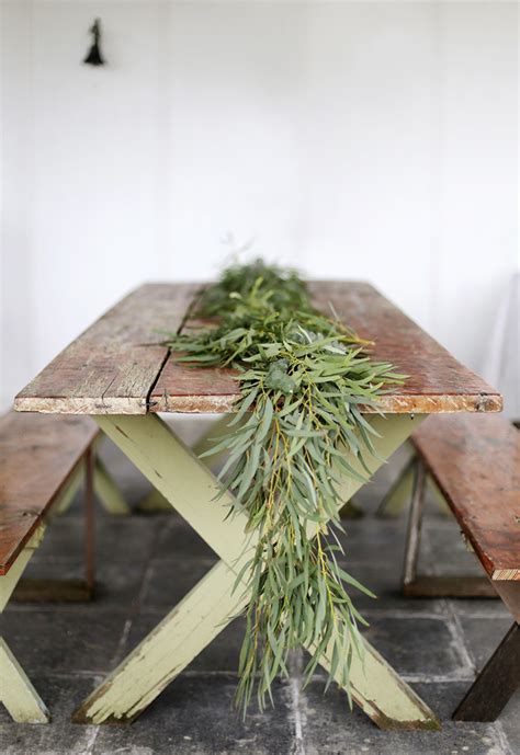 Diy Greenery Table Garland The Merrythought