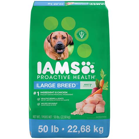 Please make sure your receipt image is 10mb or less in size. Iams ProActive Health Adult Large Breed Dry Dog Food, 50 ...