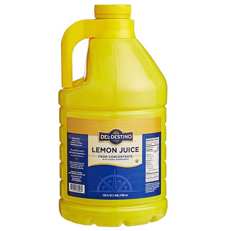 1 Gallon 100 Lemon Juice