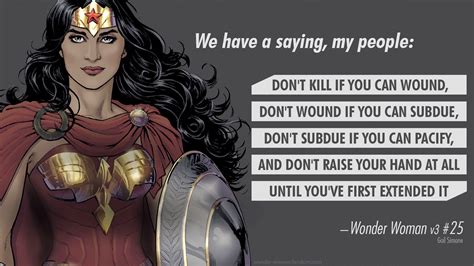 Amazon Quote From Wonder Woman V3 25 By Gail Simone Art By Nicola