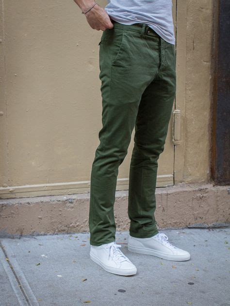 25 Best Green Pants Outfit Men Images Green Pants Mens Fashion