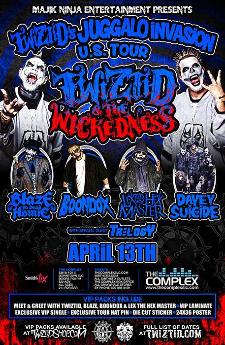 Tickets For Twiztid In Salt Lake City From Showclix