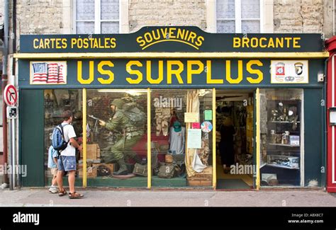 Us Army Surplus Store Ww2 T Shop In St Mere Eglise Normandy France