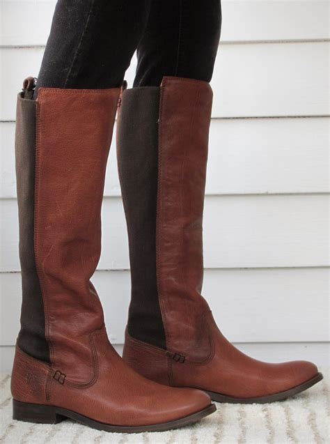 Howdy Slim Riding Boots For Thin Calves Frye Molly Gore Tall