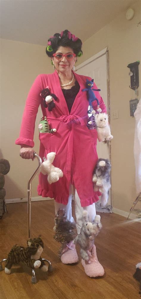 Pin By Donna Richie On Halloween Crazy Cat Lady Halloween Costume Halloween Costumes Plus