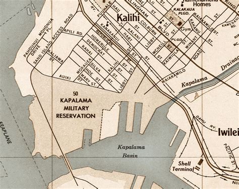 Old Map Of Honolulu Hawaii Vintage Map Wall Map Print Vintage Maps