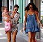 Erin McNaught Flaunts Her Trim Pins In Short Denim Frock Daily Mail