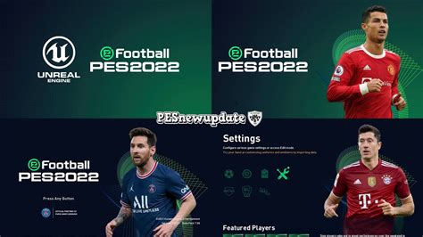 Efootball Pro Pes 2022 Concept Menu For Pes 2021 By Pesnewupdate Youtube