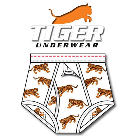 Mens Tiger Print Training Brief Tiger Underwear