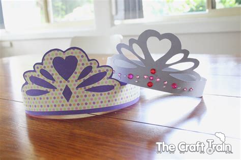 Paper Princess Tiaras The Craft Train