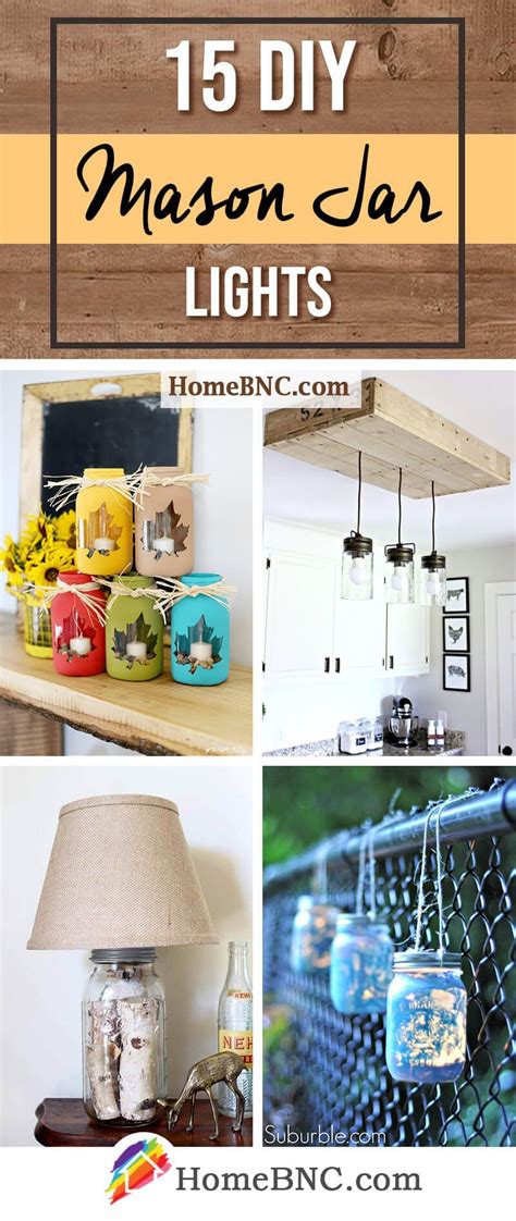 15 Fabulous Ways To Brighten Up Your Home With Diy Mason Jar Lights