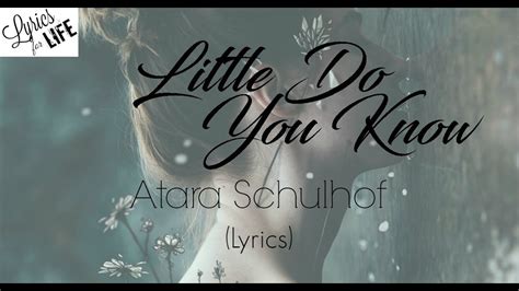 Hasil pencarian anda untuk download lagu little do u know.mp3. Little Do You Know - Alex and Sierra (Atara Schulhof cover ...