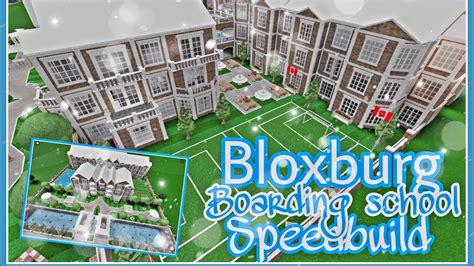 Blush Bloxburg School With Dorms Bloxburg Speed Build School Tour