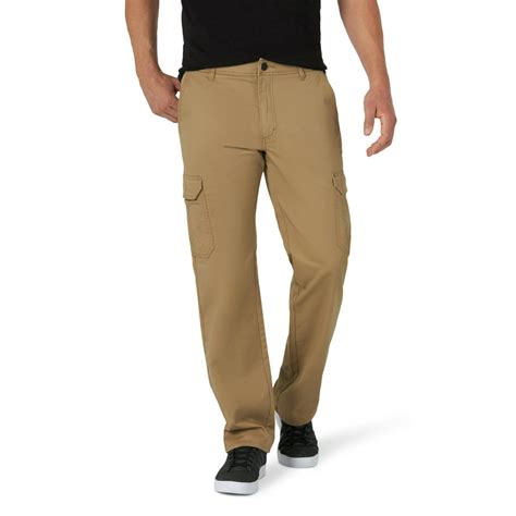 Lee Lee Mens Extreme Comfort Cargo Twill Pant Straight Fit Walmart