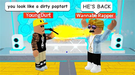 Rap Battling As A Roblox Rap God Youtube