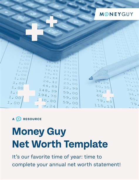 Free Pdf Download Net Worth Template The Money Guy Show Investing