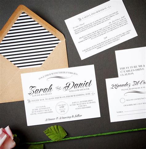 Script Wedding Stationery By Emmy Designs