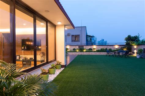 A Modern Den And A Luxurious Terrace Garden Architect And Interiors