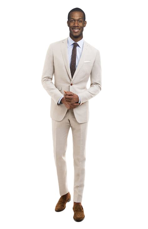 Beige Linen Suit Tailored Suit Paris