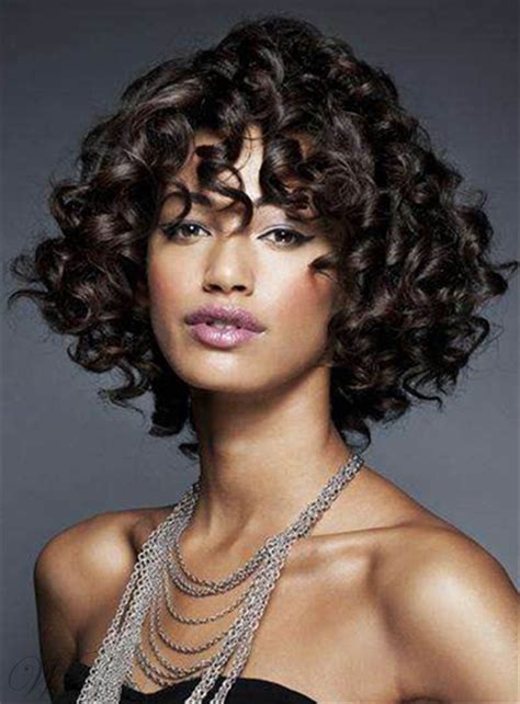 Short Natural Kinky African American Curly Synthetic Hair Capless Women