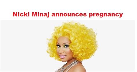 Nicki Minaj Announces Pregnancy