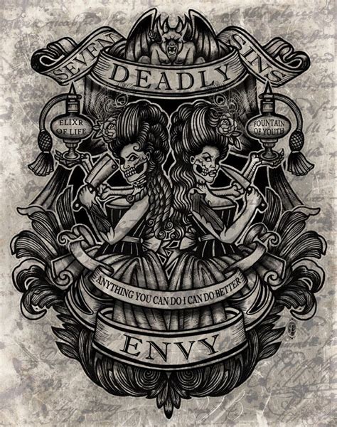 Envy Seven Deadly Sins Bad Ass Pinterest Seven Deadly Sins