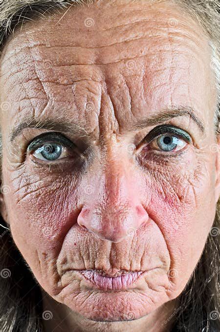 Old Woman Closeup Stock Image Image Of Grandmother Detailed 31594923