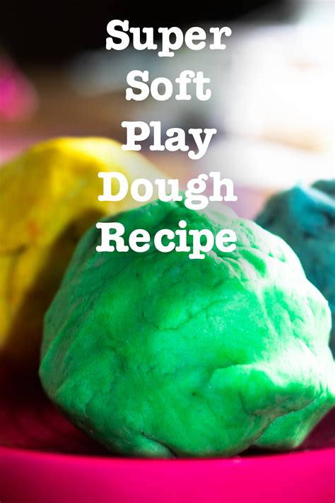 Best Super Soft Play Dough Recipe Sarahs Food And Funny Farm