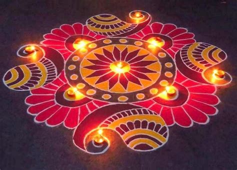 1278 Best Diwali Rangoli Designs For Competition Images Facebook