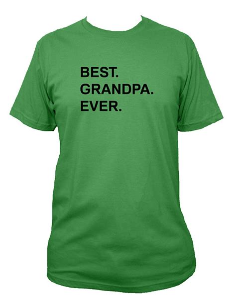 Mens Best Grandpa Ever Tshirt Grandpa T Idea For Etsy