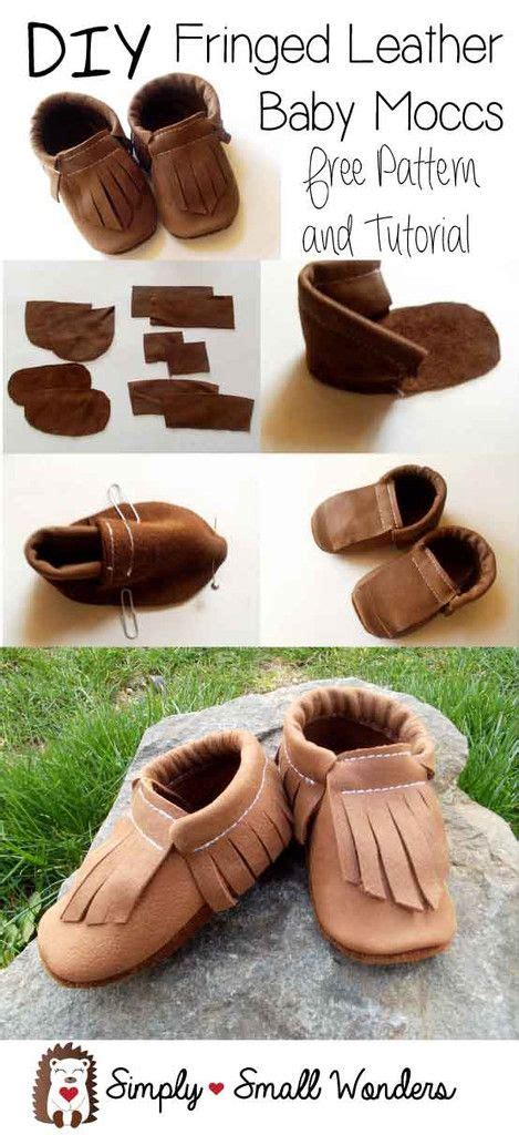 Fringed Baby Moccasins Free Pattern And Tutorial Leather Baby