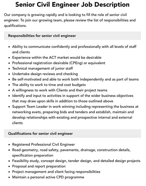 Civil Project Engineer Roles And Responsibilities