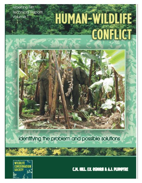 Pdf Human Wildlife Conflict Identifying The Problem And Possible